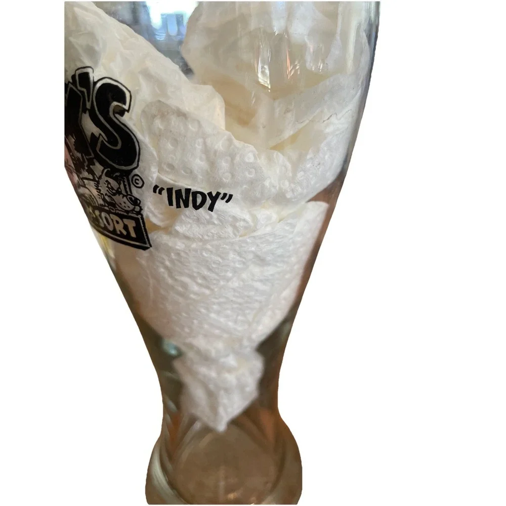 Dick's Last Resort Indianapolis Big Ass Beer Glass 8.5 in Tall
